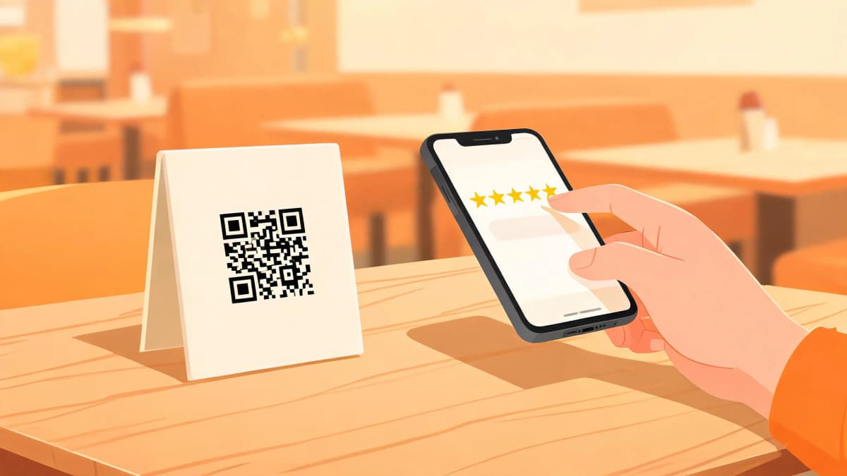 QR-код для сбора отзывов в Яндекс, 2ГИС и Google