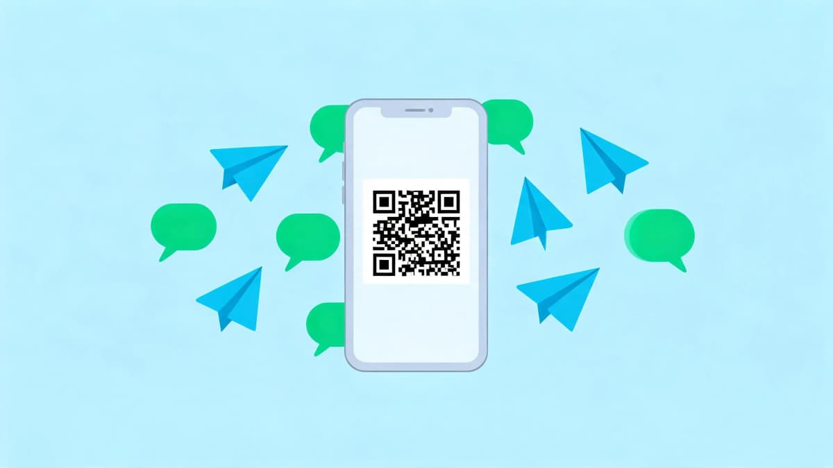 QR-код для Telegram и WhatsApp: как сделать ссылку на чат