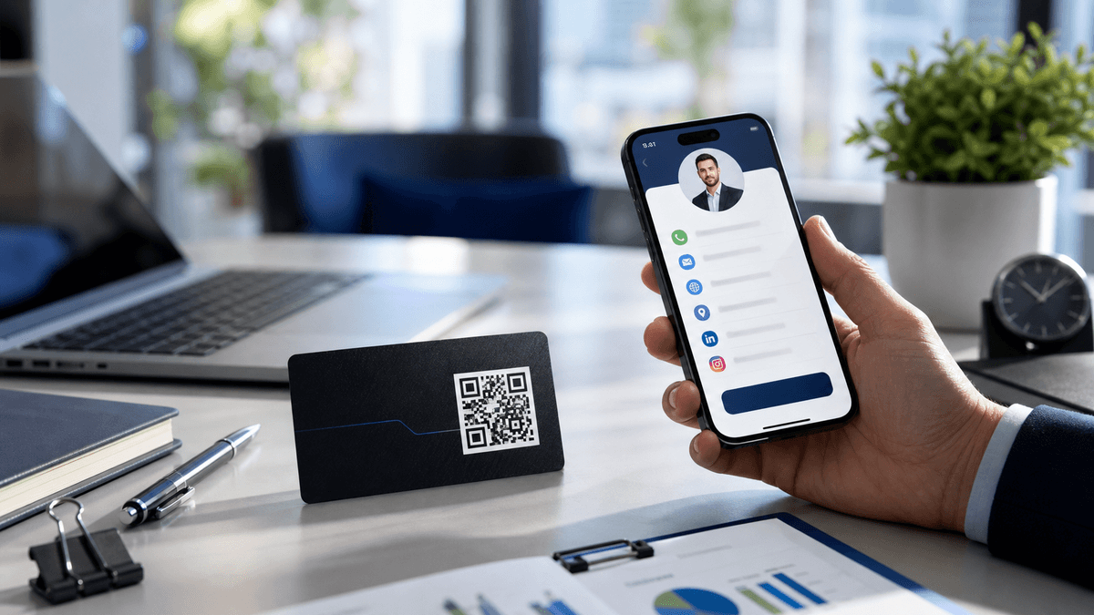Электронная визитка с QR-кодом: гайд для предпринимателя