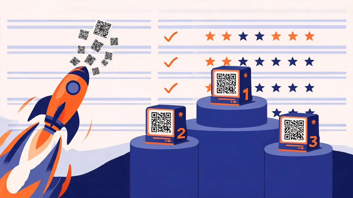 Топ-10 бесплатных QR-генераторов 2026: сравнение по 9 критериям